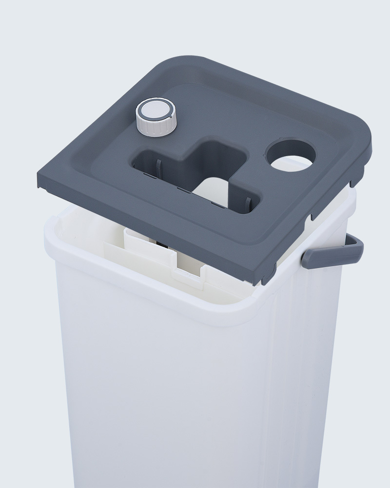 Ensemble de seaux de vadrouille pour séparation d'eau propre et sale