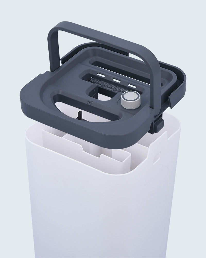 Ensemble de seaux de vadrouille plate de séparation de nettoyage Mopx3