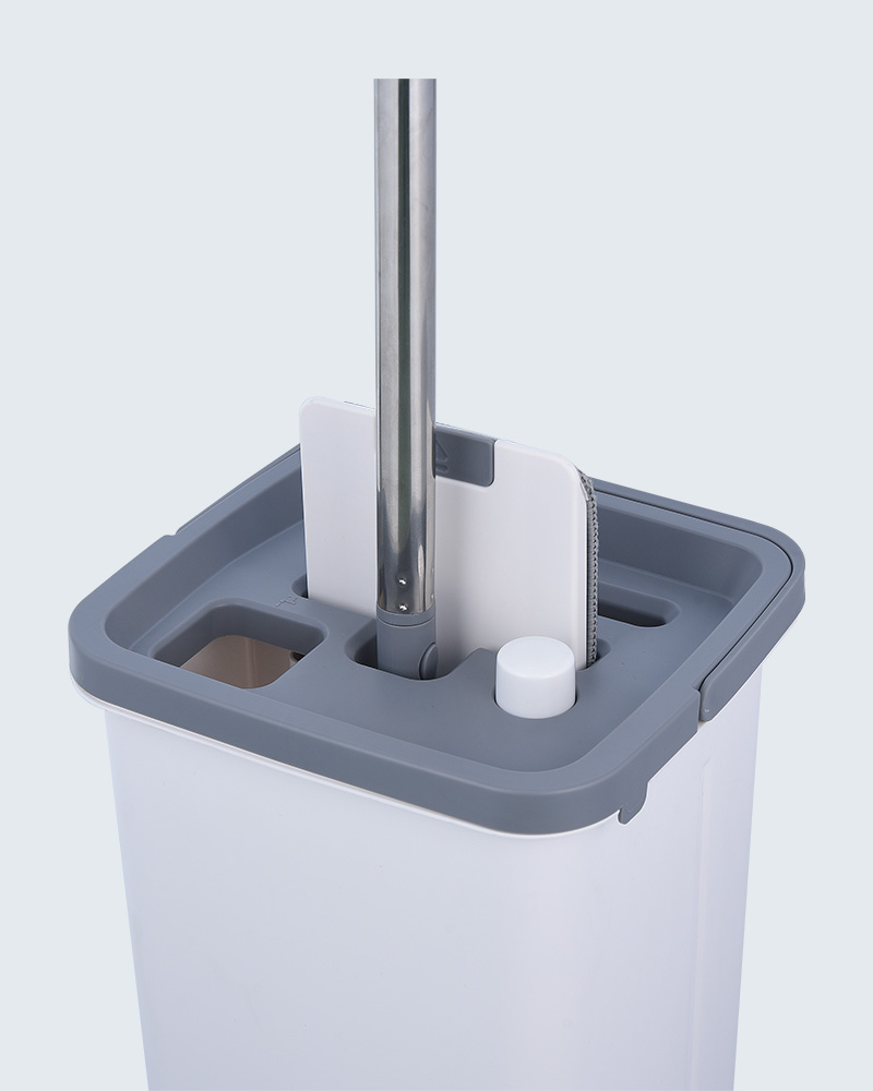 Ensemble de seau à vadrouille plate Mopx pour lavage mains libres