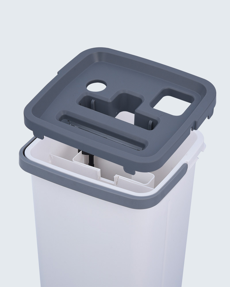 Ensemble de seau à vadrouille plate Mopx pour lavage mains libres