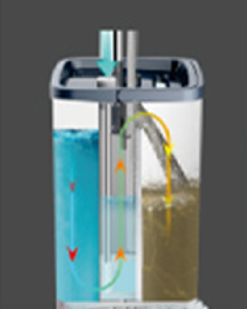 Ensemble de seau à vadrouille plate Mopx pour lavage mains libres